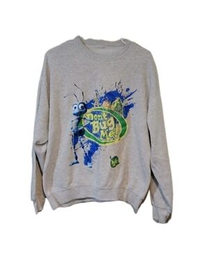Vintage 90s Bugs Life Disney Flik Don't Bug Me Graphic Sweatshirt Medium
